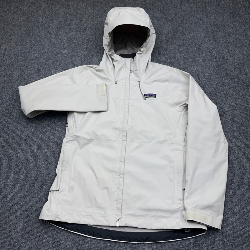 Patagonia Torrentshell 2.5L Jacket Women's S Birch White Waterproof Rain Shell